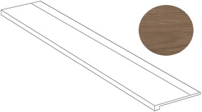 Etic Noce Hickory Scalino 33x150 (AZSH) 33X150 Керамогранит