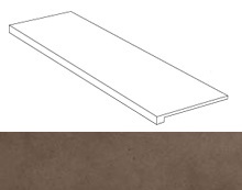 Dwell Brown Leather Scalino 33x90 (A1KO) Керамогранит