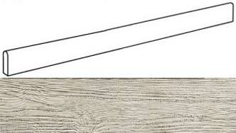 Nash White Wood Battiscopa 150 (AN3U) 7,2x150 Керамогранит