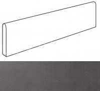 Mark Graphite Battiscopa lappato (AVV3) 7,2x60 Керамогранит
