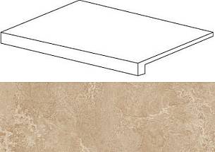 Force Beige Scalino Frontale 33x120/Форс Беж Ступень Фронтальная 33х120 (620070001011)
