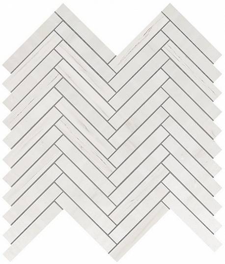 Marvel Bianco Dolomite Herringbone Wall (9SHD) 30,5X30 Керамическая плитка