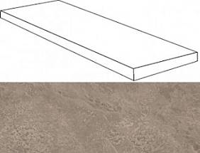 Force Grey Scalino Ang SX 33x120/Форс Грей Ступень Угловая Левая 33х120 (620070001020)