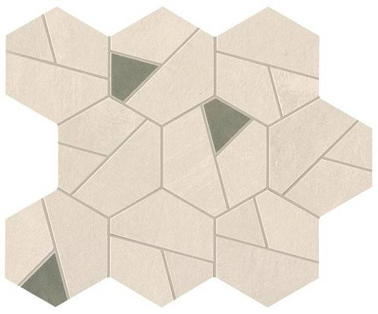 Boost Pro Ivory Mosaico Hex Olive (A0QN) керамогранит