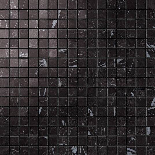 Marvel Nero Marquina Mosaico Lapp. (AS3U) Керамогранит