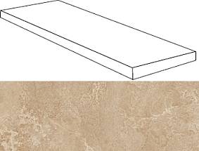 Force Beige Scalino Ang SX 33x60/Форс Беж Ступень Угловая Левая 33х60 (620070001031)