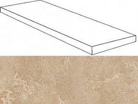 Force Beige Scalino Ang SX 33x120/Форс Беж Ступень Угловая Левая 33х120 (620070001019)