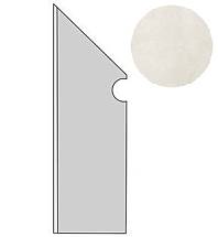 Dwell Off-White Battiscopa Sag. SX (A1LE) Керамогранит