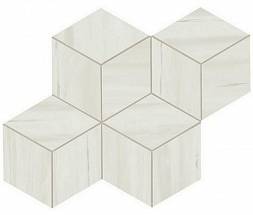 Marvel Bianco Dolomite Mosaico Esag. Lapp. (AS2G ) 30x35 Неглазурованный керамогранит
