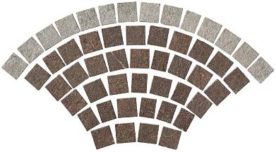 Dolmen Pro Cenere-Rosso Coda di Pav. Grip (A02W) 53,2x102,8 Неглазурованный керамогранит