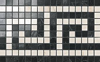 Marvel Noir/Cremo Greca Mosaico (ADRJ) 18,5x30 Керамогранит