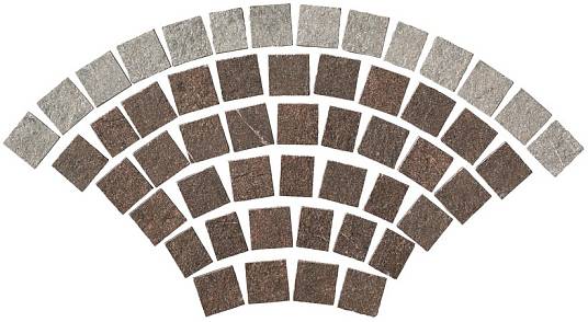 Dolmen Pro Cenere-Rosso Coda di Pav. Grip (A02W) 53,2x102,8 Неглазурованный керамогранит