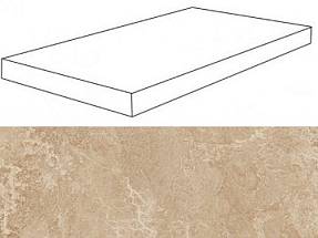 Force Beige Scalino Ang DX 33x120/Форс Беж Ступень Угловая Правая 33х120 (620070001015)