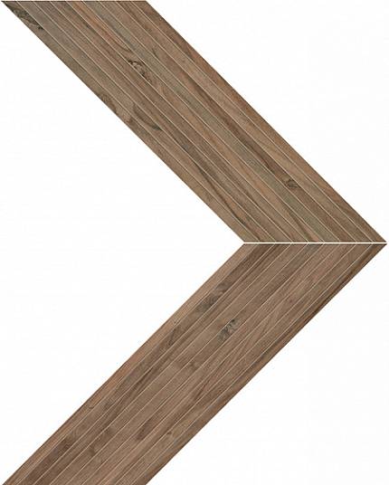 Etic Noce Hickory Chevron Tatami A+B (AWYG) 74x22,2 Керамогранит