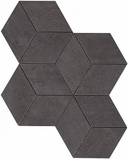 Mark Graphite Mosaico Esagono (AM2P) 30x35 Керамогранит