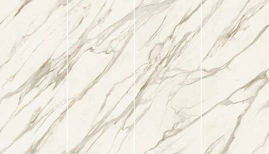 Marvel Meraviglia Calacatta Bernini 120x278 - 6mm Lapp. Kit Endless 4pcs (AKF9) керамогранит